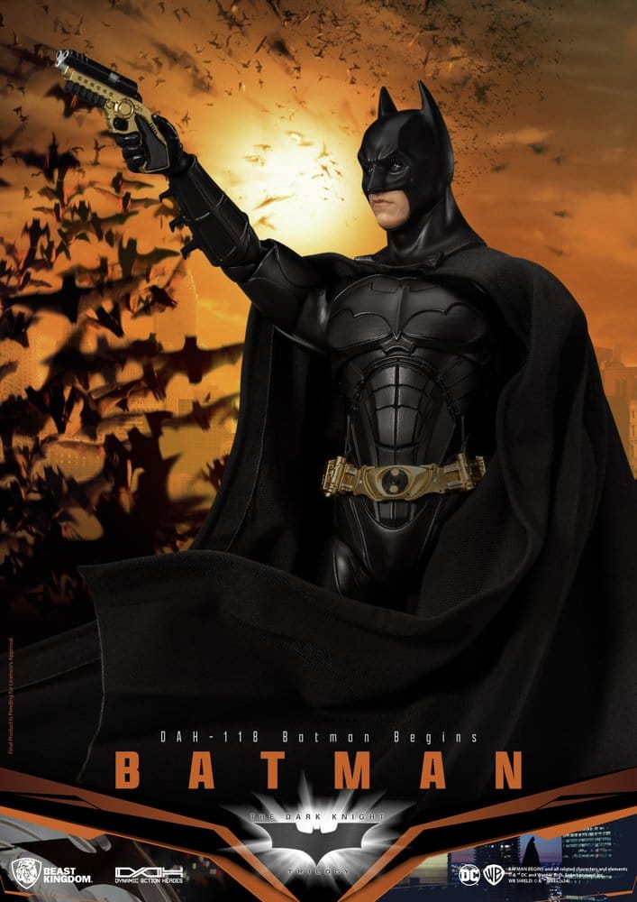 DC Comics Dynamic 8ction Heroes Figurine Batman (Batman Begins) 21 cm