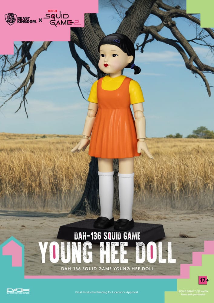 Squid Game figurine sonore Young Hee Doll 30 cm
