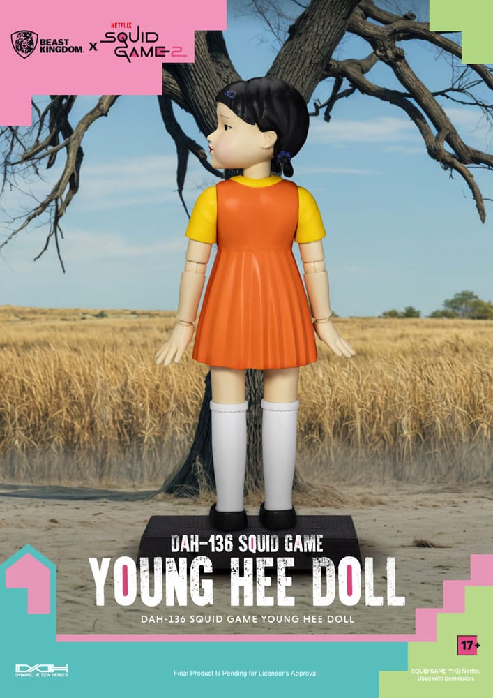 Squid Game figurine sonore Young Hee Doll 30 cm