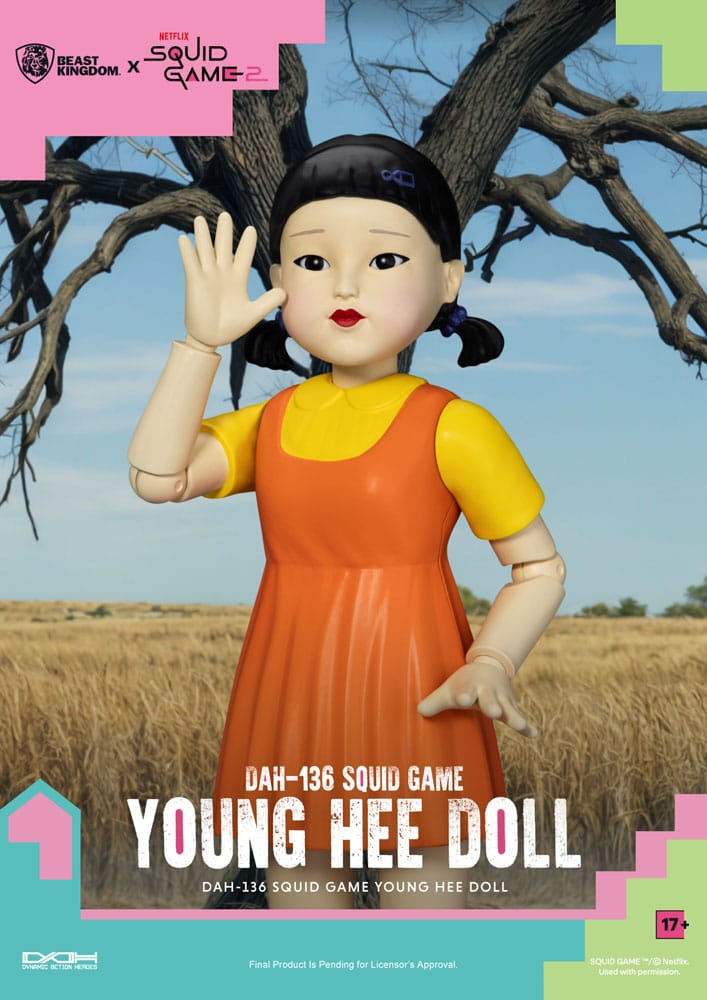 Squid Game figurine sonore Young Hee Doll 30 cm