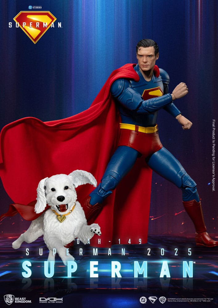Superman (2025) figurine Superman & Krypto 21 cm