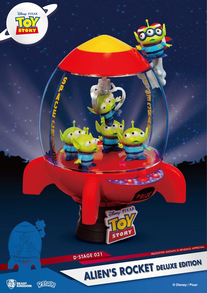 Toy Story diorama PVC D-Stage Alien's Rocket Deluxe Edition 15 cm
