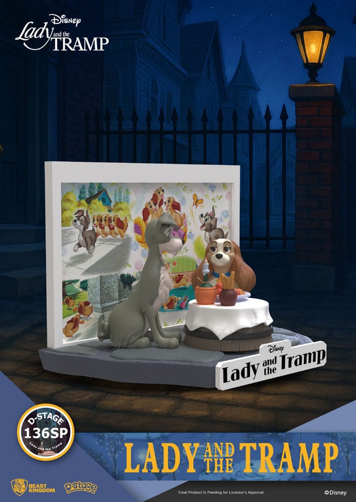 Disney D-Stage statuette PVC Lady and the Tramp 12 cm