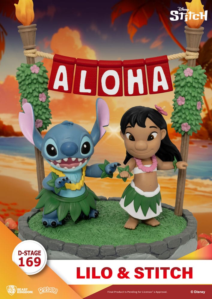 Lilo & Stitch diorama PVC D-Stage Lilo & Stitch 16 cm