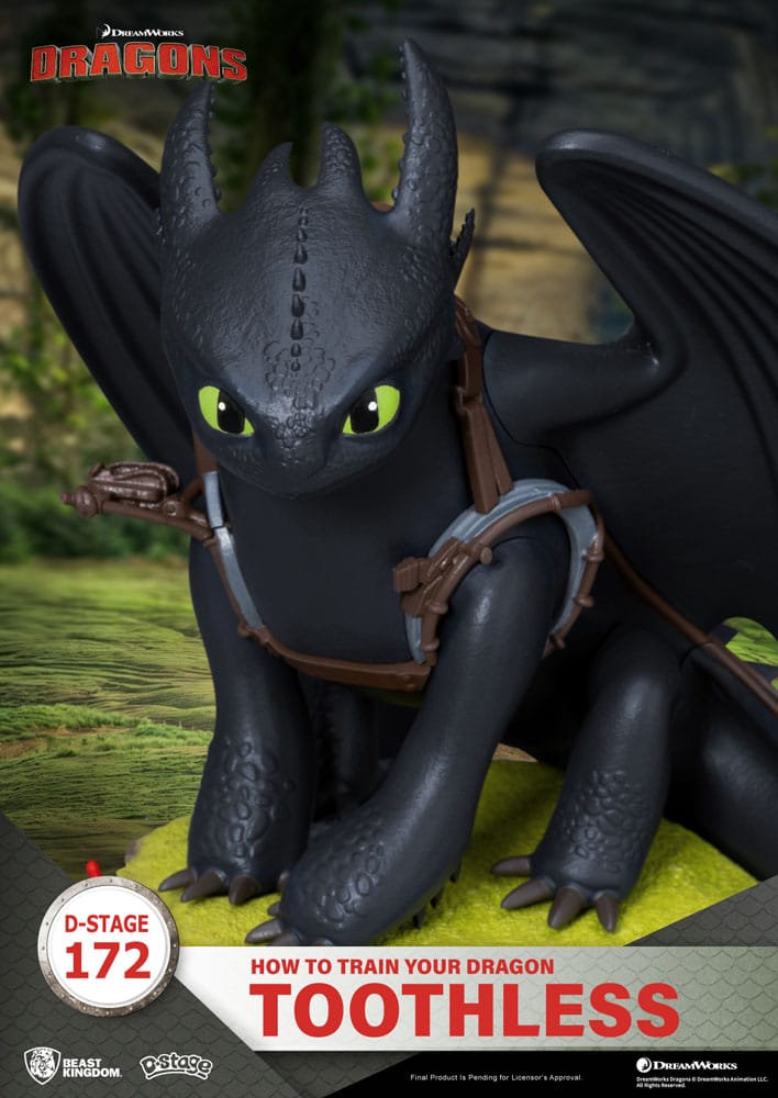Dragons D-Stage PVC Diorama statuette toothless 14 cm