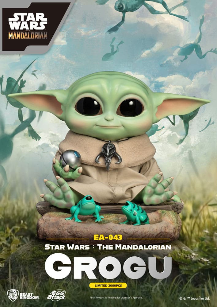 Star Wars: The Mandalorian statuette Egg Attack Grogu 18 cm