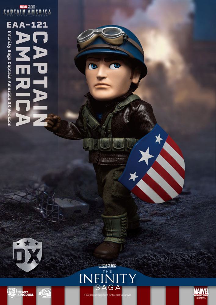 Captain America: The First Avenger figurine Egg Attack Action Captain America DX Version 17 cm
