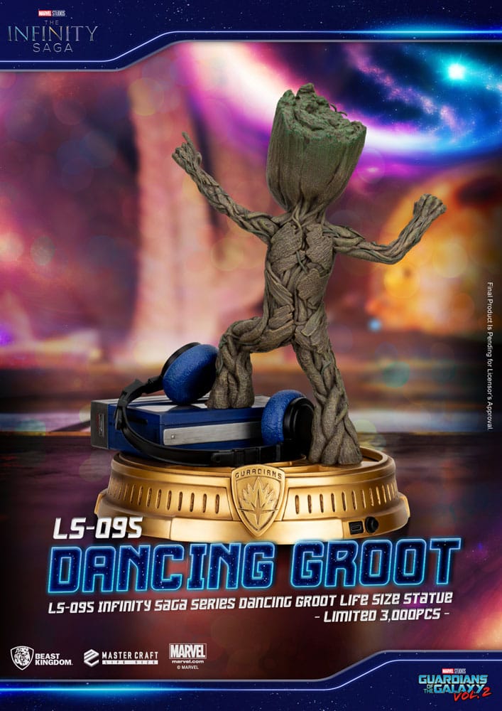 Les Gardiens de la Galaxie 2 statuette 1/1 Dancing Groot heo EU Exclusive 32 cm