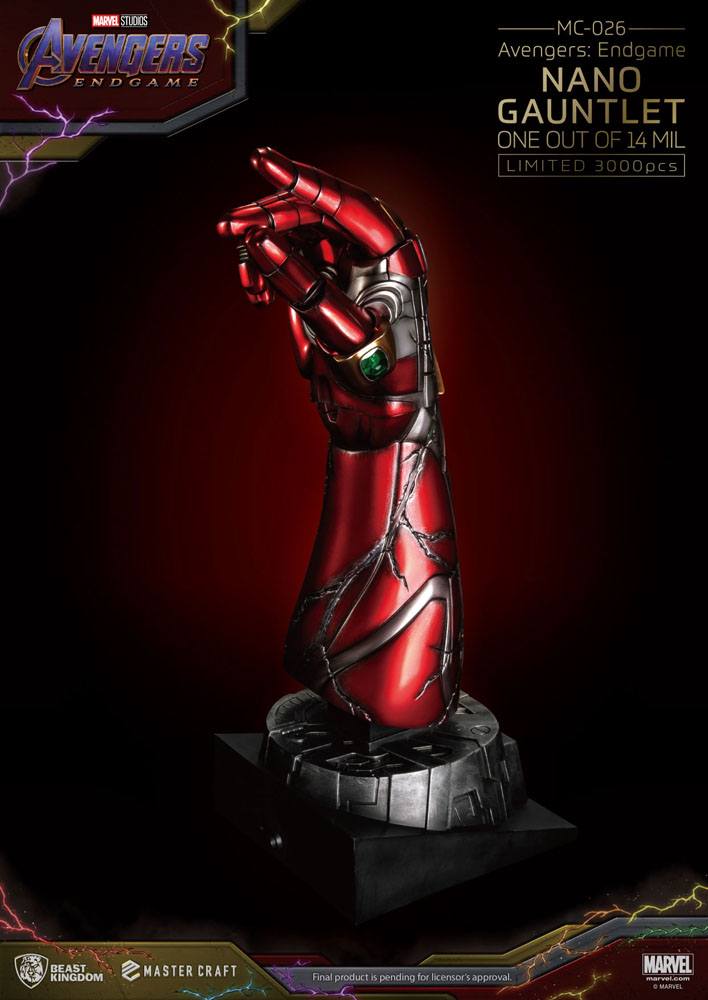 Avengers Endgame statuette Master Craft Nano Gauntlet 1/14000605 47 cm