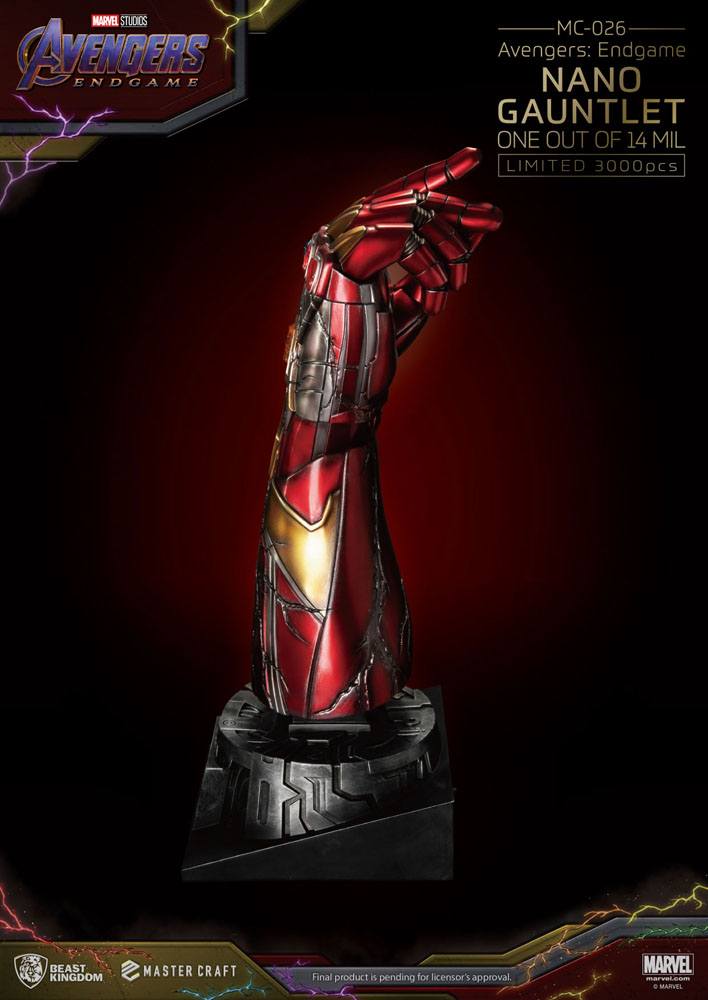Avengers Endgame statuette Master Craft Nano Gauntlet 1/14000605 47 cm