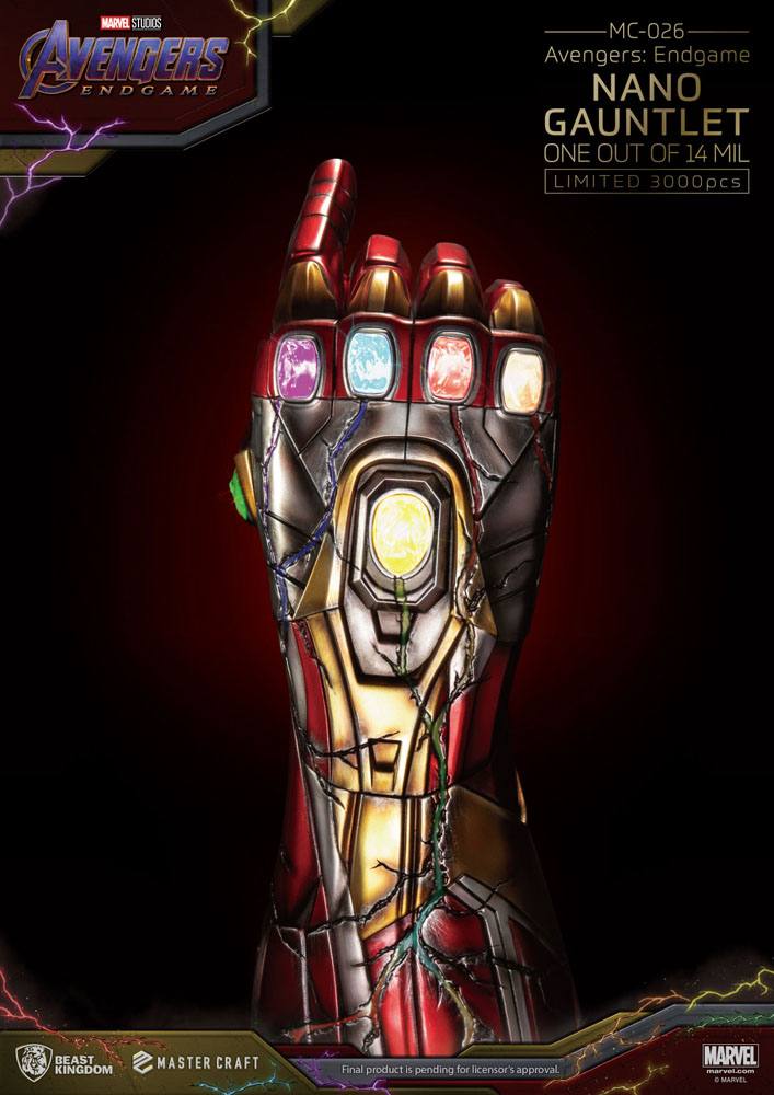 Avengers Endgame statuette Master Craft Nano Gauntlet 1/14000605 47 cm