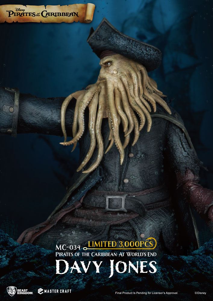 Pirates des Caraïbes : Jusqu'au bout du monde statuette Master Craft Davy Jones 42 cm