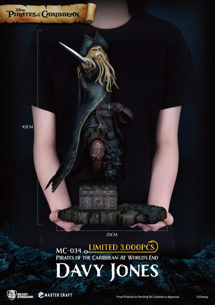 Pirates des Caraïbes : Jusqu'au bout du monde statuette Master Craft Davy Jones 42 cm