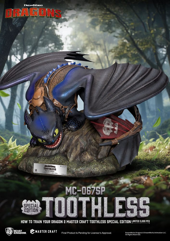 How To Train Your Dragon 2 statuette Master Craft Toothless 38 cm