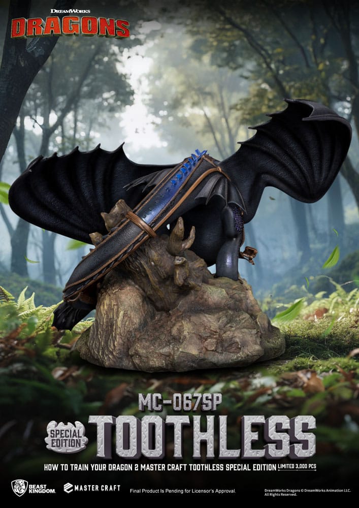 How To Train Your Dragon 2 statuette Master Craft Toothless 38 cm
