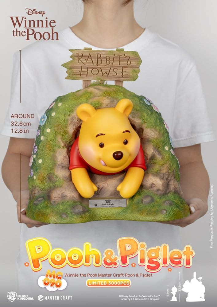 Disney statuette Master Craft Pooh & Piglet 33 cm