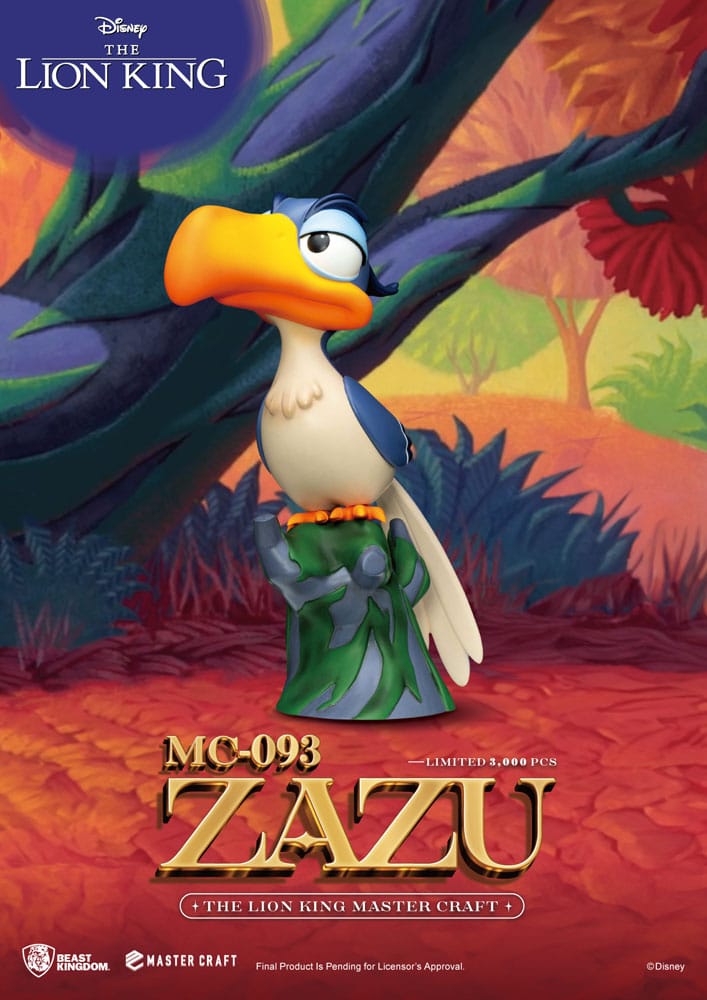 Disney statuette Master Craft Le Roi Lion Zazu 20 cm