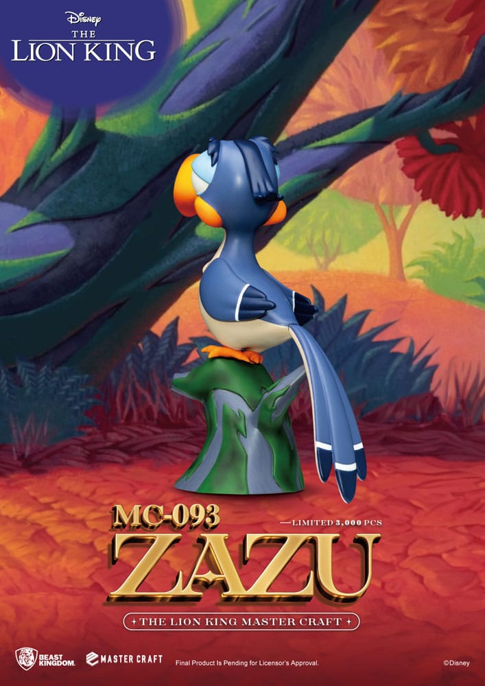 Disney statuette Master Craft Le Roi Lion Zazu 20 cm