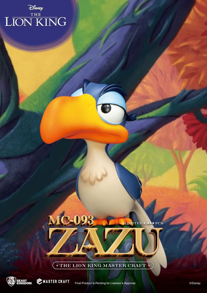 Disney statuette Master Craft Le Roi Lion Zazu 20 cm