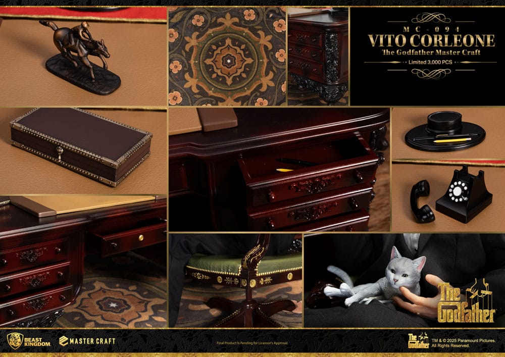 Le Parrain statuette Master Craft Vito Corleone 31 cm