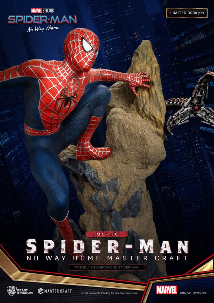 Spider-Man: No Way Homestatuette Master Craft Friendly Neighborhood Spider-Man 36 cm