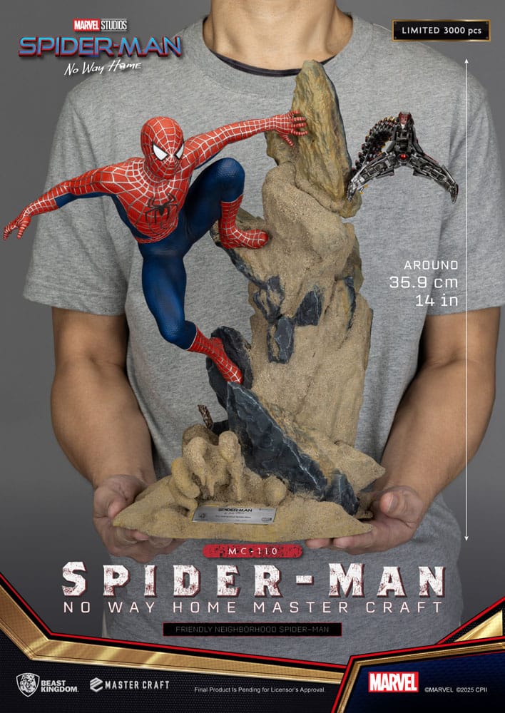 Spider-Man: No Way Homestatuette Master Craft Friendly Neighborhood Spider-Man 36 cm
