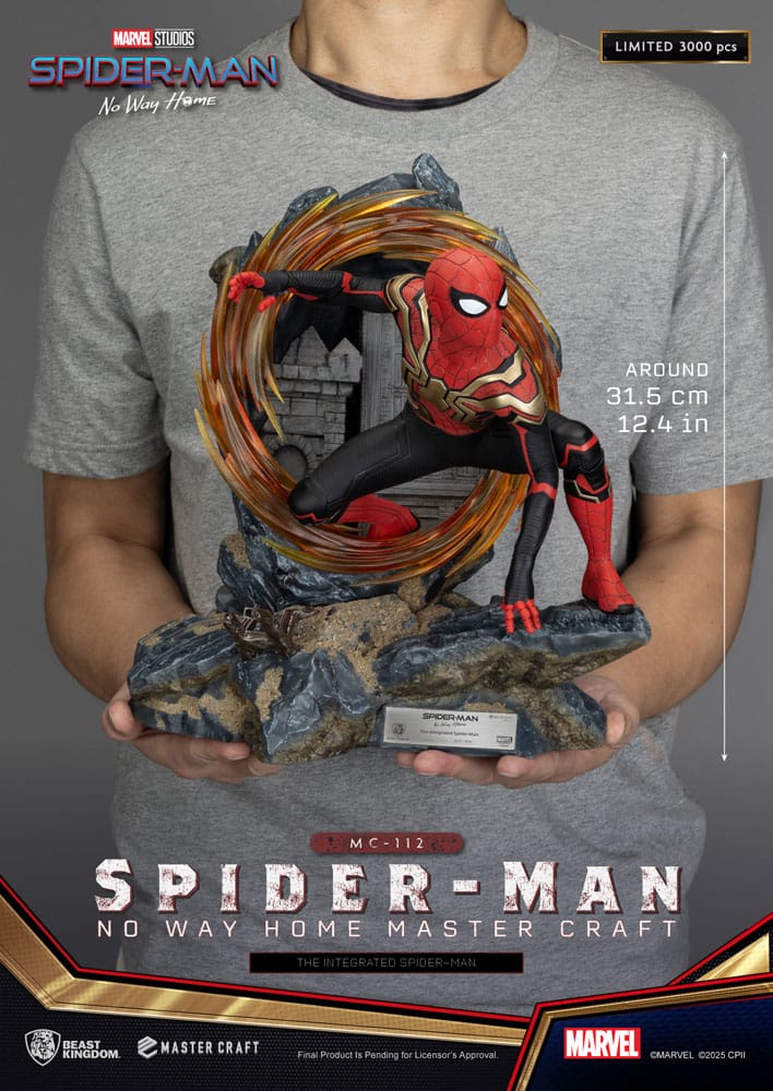 Spider-Man: No Way Homestatuette Master Craft The Integrated Spider-Man 31 cm