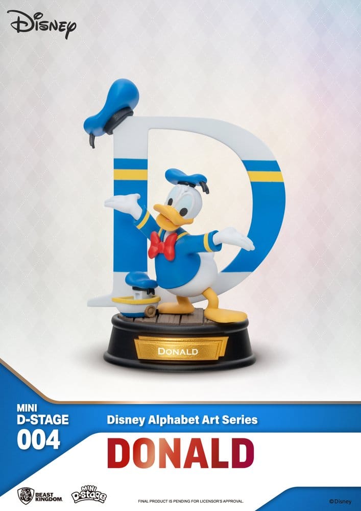 Disney pack 6 statuettes Mini Diorama Stage Alphabet Art 10 cm
