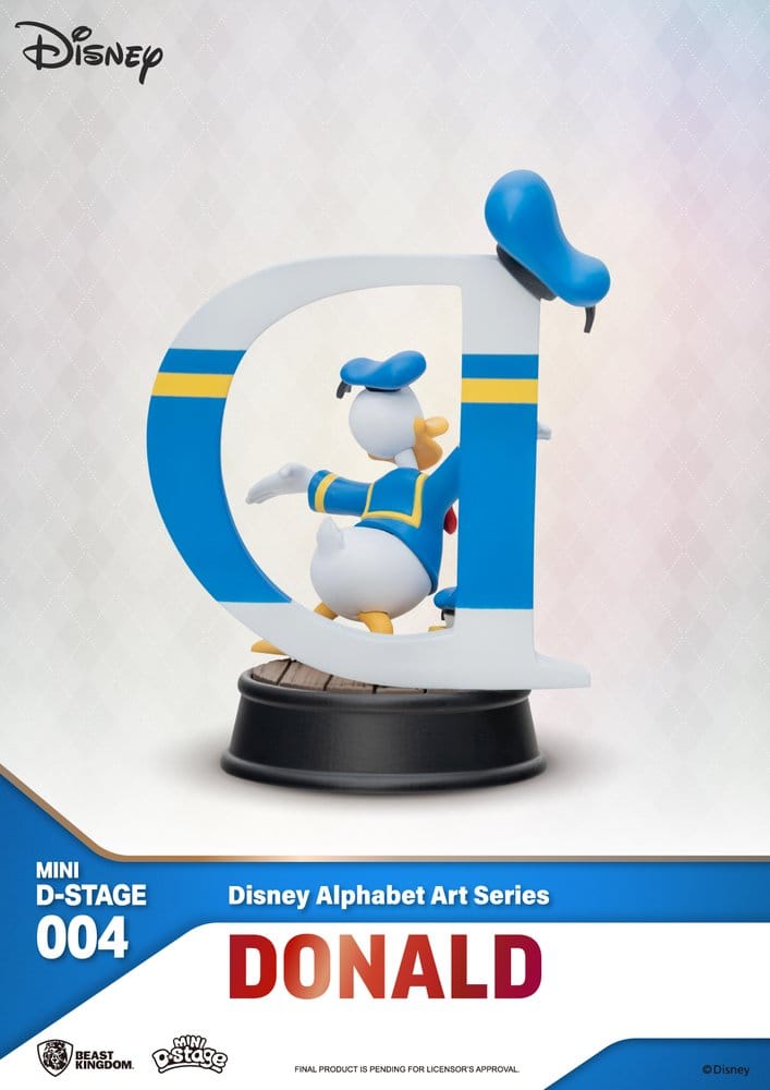 Disney pack 6 statuettes Mini Diorama Stage Alphabet Art 10 cm