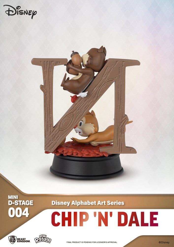Disney pack 6 statuettes Mini Diorama Stage Alphabet Art 10 cm