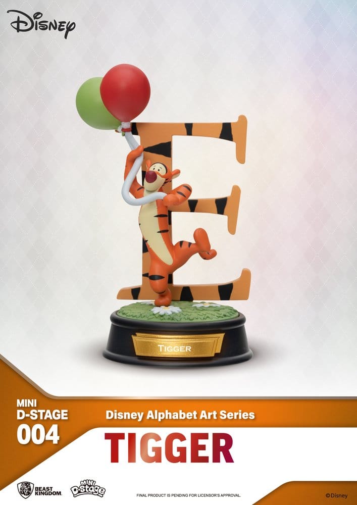Disney pack 6 statuettes Mini Diorama Stage Alphabet Art 10 cm