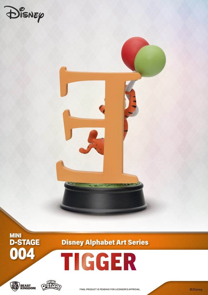 Disney pack 6 statuettes Mini Diorama Stage Alphabet Art 10 cm