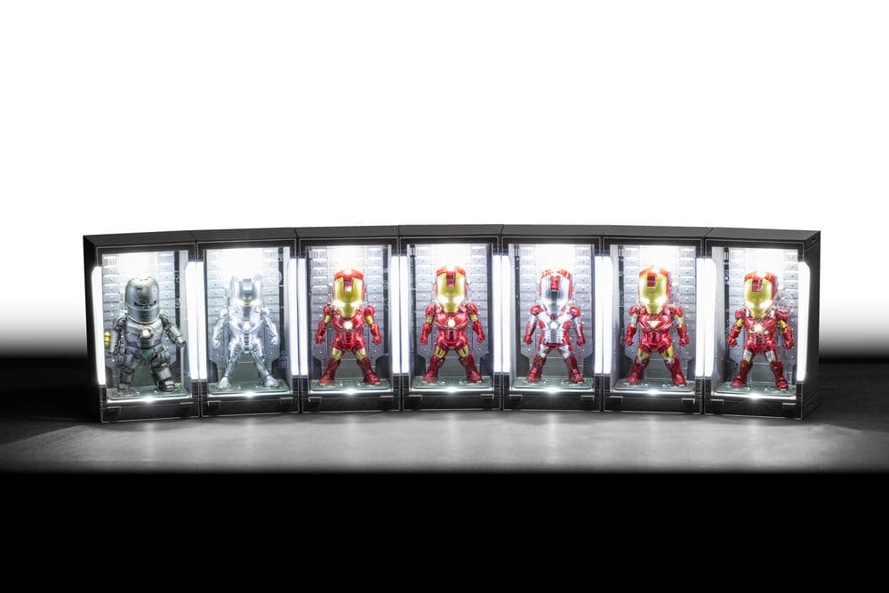 Marvel blind box assortiment Mini Egg Iron Man Hall of Armor figurines mini (6) 8 cm