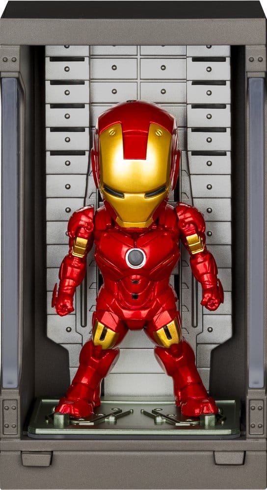 Marvel blind box assortiment Mini Egg Iron Man Hall of Armor figurines mini (6) 8 cm