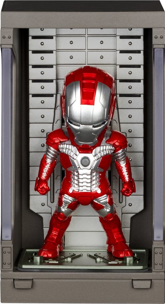 Marvel blind box assortiment Mini Egg Iron Man Hall of Armor figurines mini (6) 8 cm