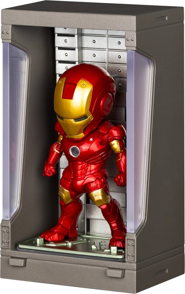 Marvel blind box assortiment Mini Egg Iron Man Hall of Armor figurines mini (6) 8 cm