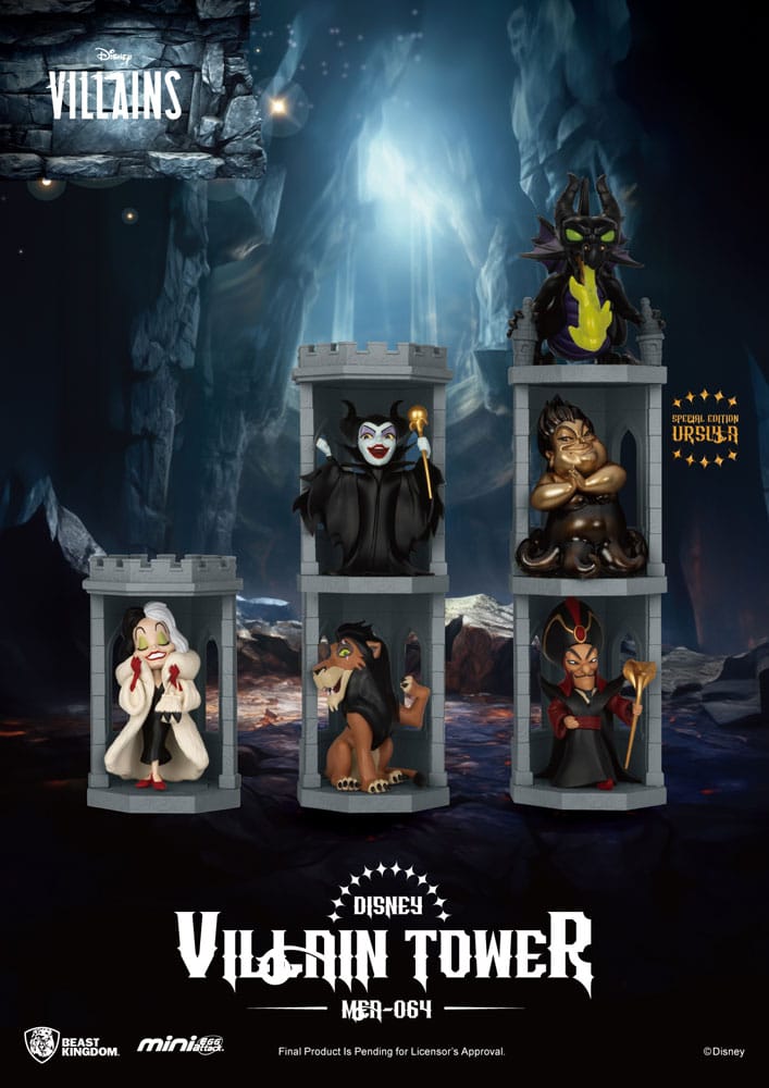 Disney Villains assortiment figurines Mini Egg Attack Villain Tower Blind Box Series 12 cm (6)