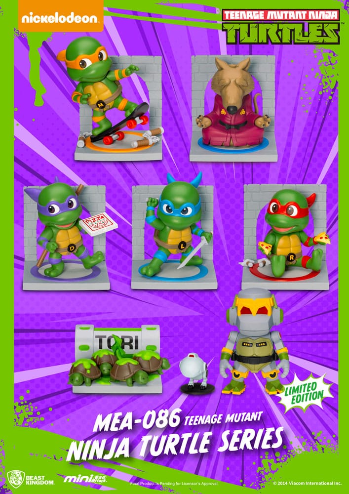 Tortues Ninja assortiment figurines Mini Egg Attack Blind Box Series 12 cm (6)