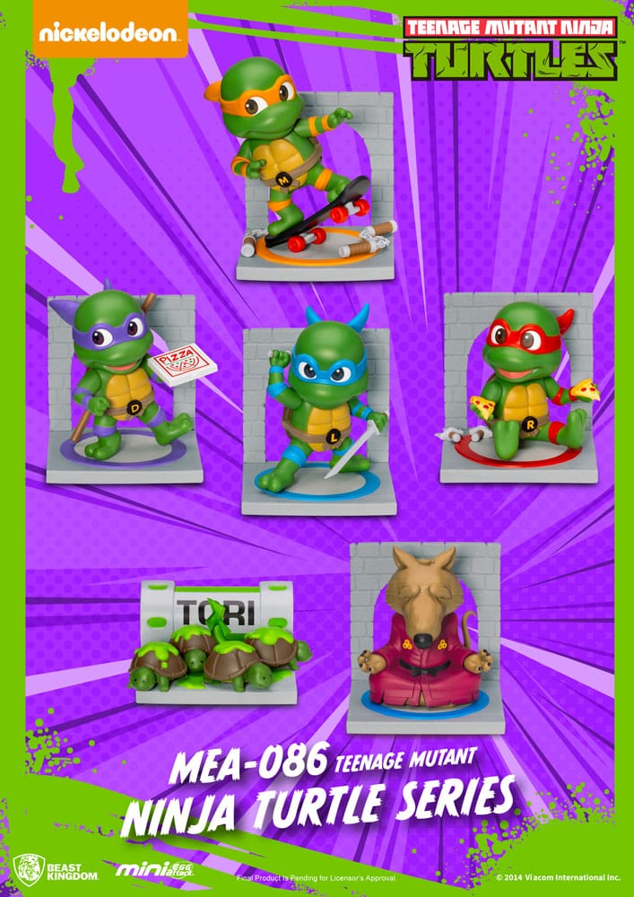 Tortues Ninja assortiment figurines Mini Egg Attack Blind Box Series 12 cm (6)