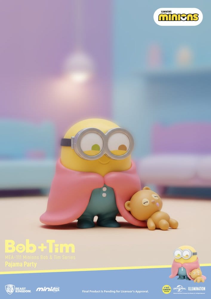 Minions assortiment figurines Mini Egg Attack Blind Box Minions bob & tim series 9 cm (6)