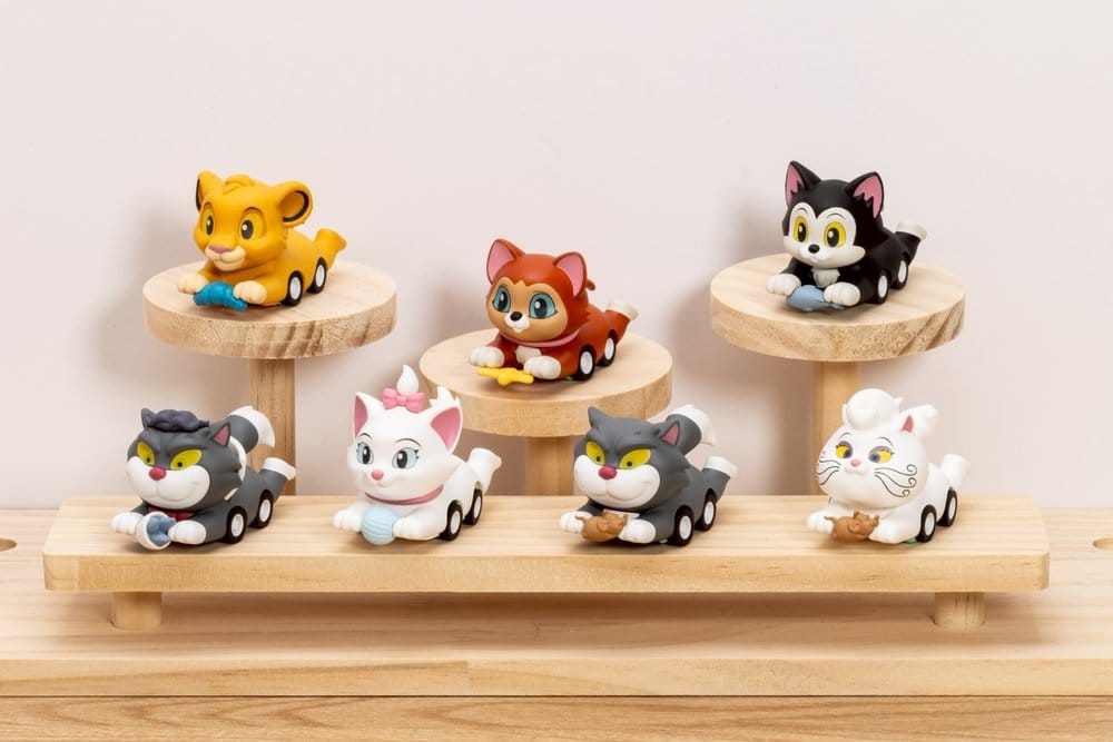 Disney Cats Mini Egg Attack Minifigurines Pounce & Go Series Blind Box 8 cm Assortiment (6)