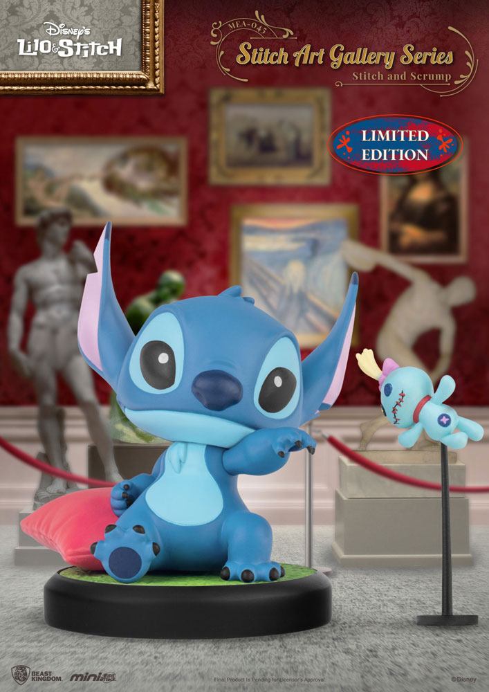 Lilo & Stitch figurine Mini Egg Attack Stitch Art Gallery Series Stitch and Scrum 8 cm