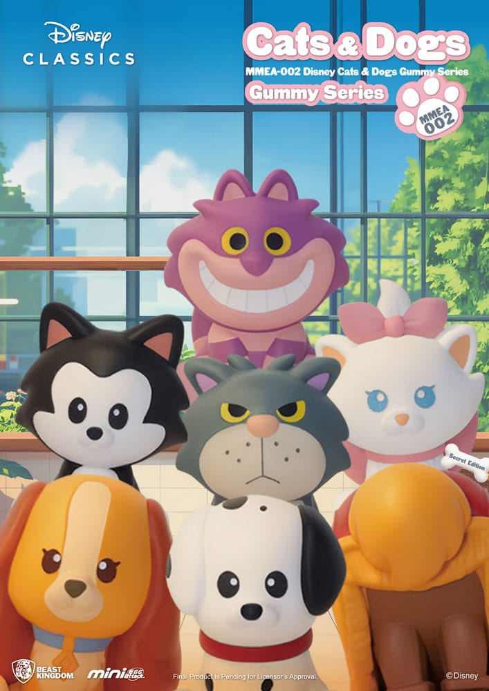 Disney Cats & Dogs assortiment figurines Mini Egg Attack Blind Box Gummy Series 3 cm (24)