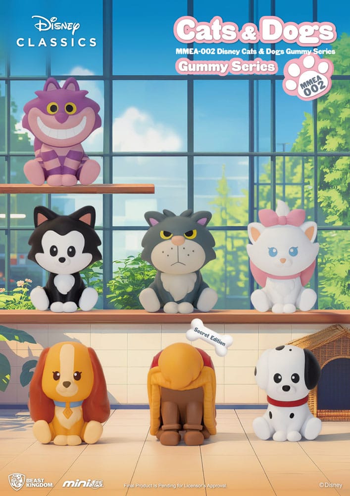 Disney Cats & Dogs assortiment figurines Mini Egg Attack Blind Box Gummy Series 3 cm (24)