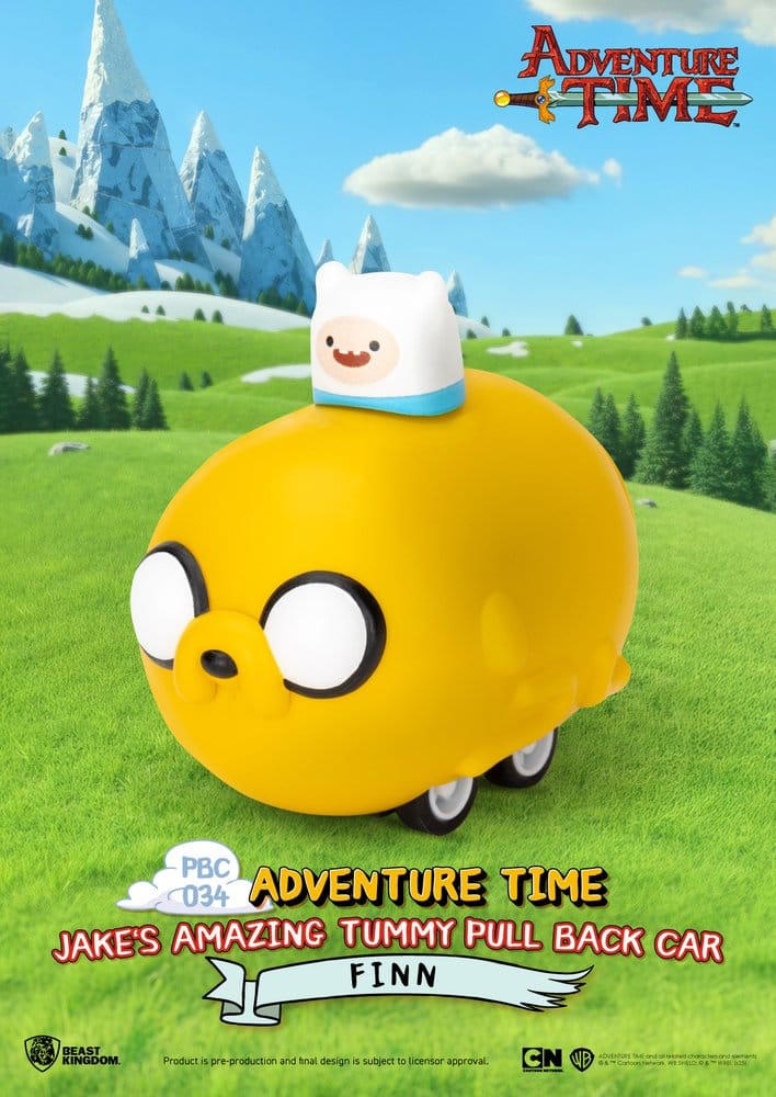 Adventure Time voiture à rétrofriction Jake's Amazing Tummy 5 cm Blind Box Assortiment (6)