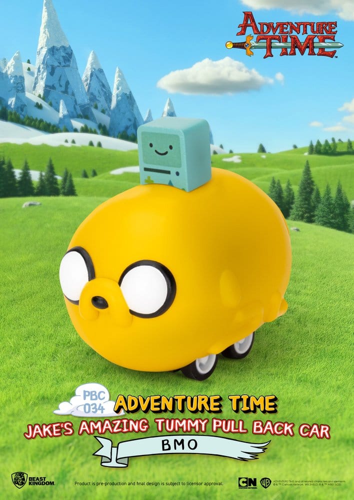 Adventure Time voiture à rétrofriction Jake's Amazing Tummy 5 cm Blind Box Assortiment (6)