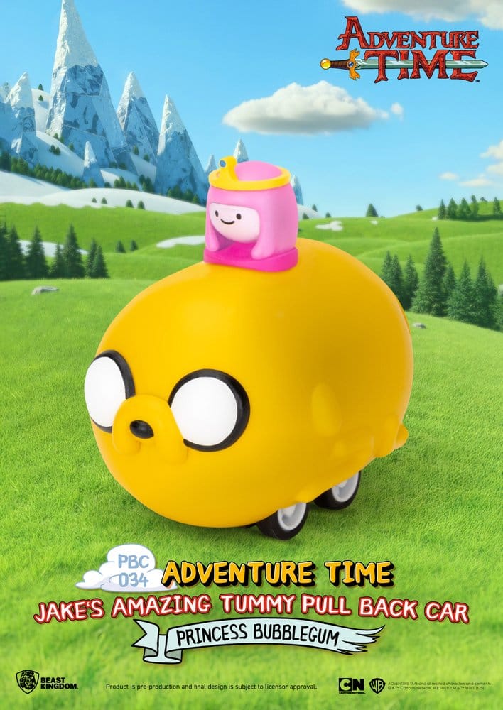 Adventure Time voiture à rétrofriction Jake's Amazing Tummy 5 cm Blind Box Assortiment (6)