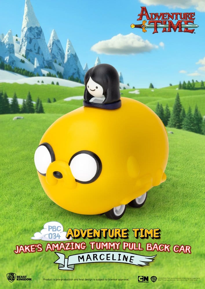 Adventure Time voiture à rétrofriction Jake's Amazing Tummy 5 cm Blind Box Assortiment (6)