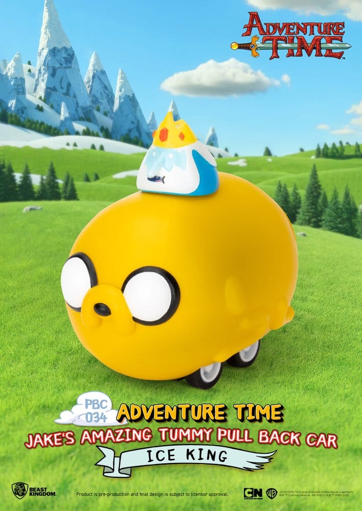Adventure Time voiture à rétrofriction Jake's Amazing Tummy 5 cm Blind Box Assortiment (6)