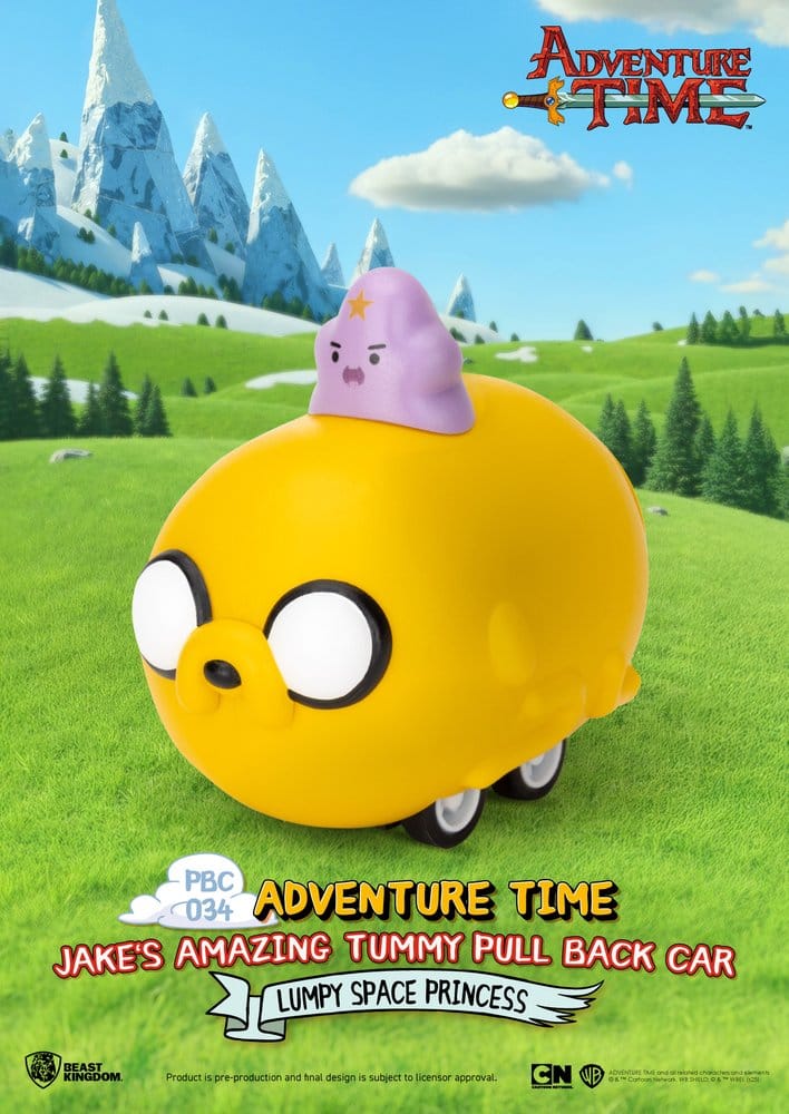 Adventure Time voiture à rétrofriction Jake's Amazing Tummy 5 cm Blind Box Assortiment (6)